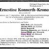 Kroner Ernestine 1893-1973 Todesanzeige (1)